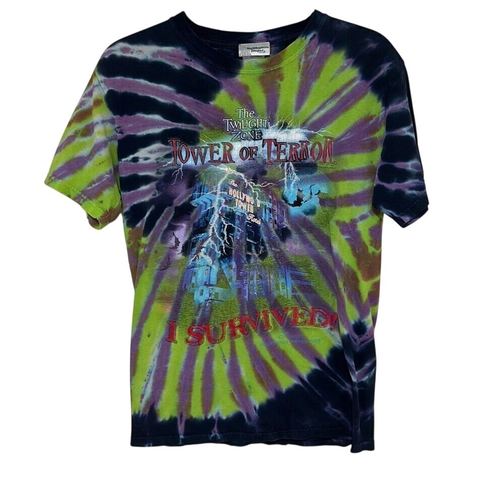 Walt Disney Unisex Multi Disneyland Twilight Zone Tower of Terror Shirt Small